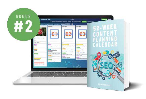 Preview of the 52 Week Content Calendar Trello Board