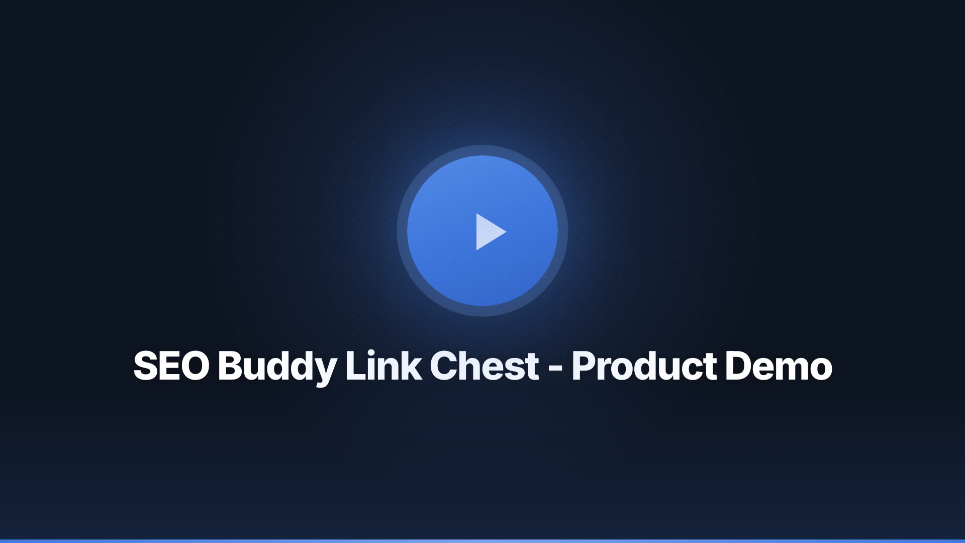 SEO Buddy Link Chest - Demonstração do produto