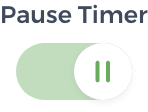 Button to pause timer on SEOBUDDY APP