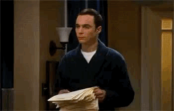 Meme "Sheldon Throws Papers"