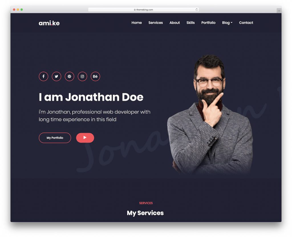 Personal Website Template