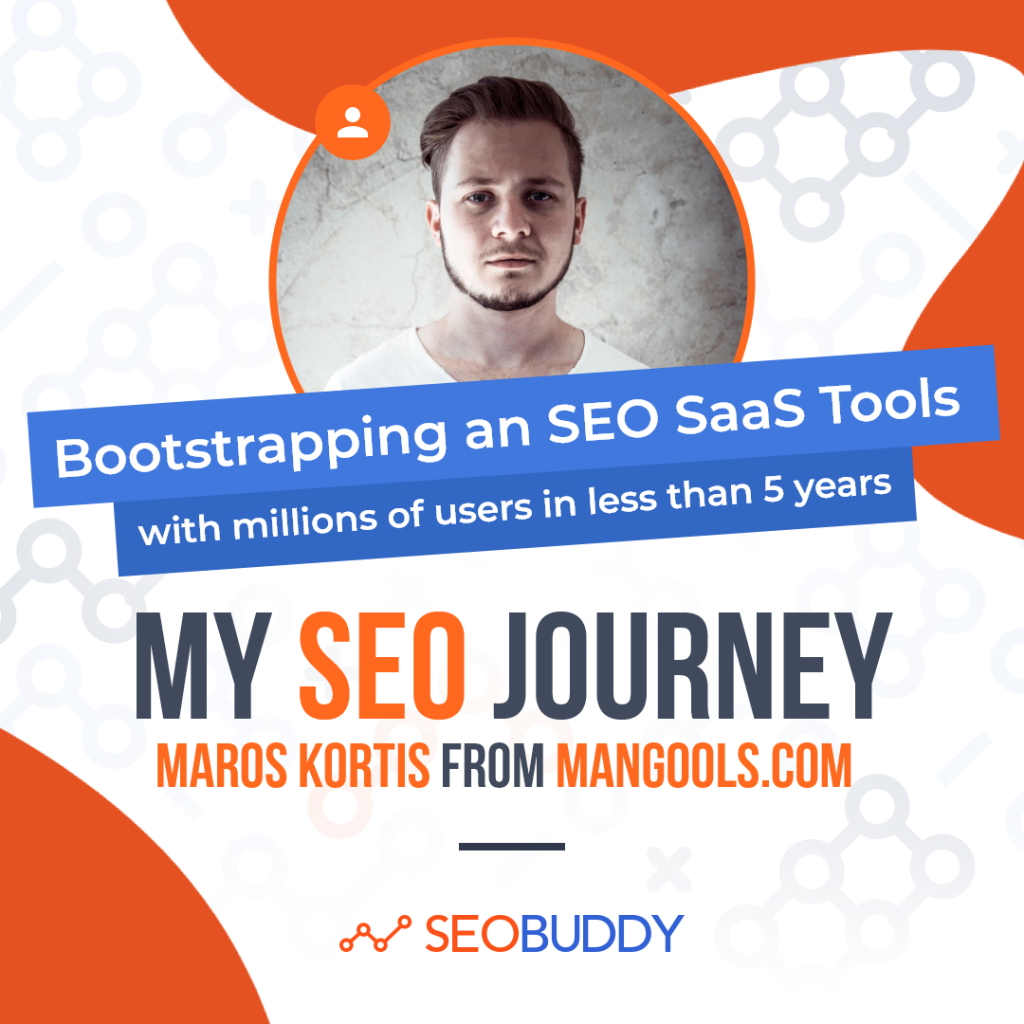 Maros Kortis from mangools.com share his SEO journey