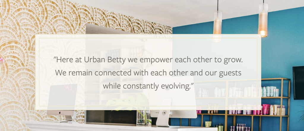 Mission Statement of the company "Urban Betty"