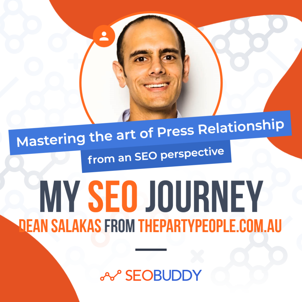 Dean Salakas from thepartypeople.com.au share his SEO journey