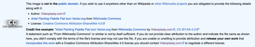 Example of backlink to videoplasty.com on Wikimedia Commons