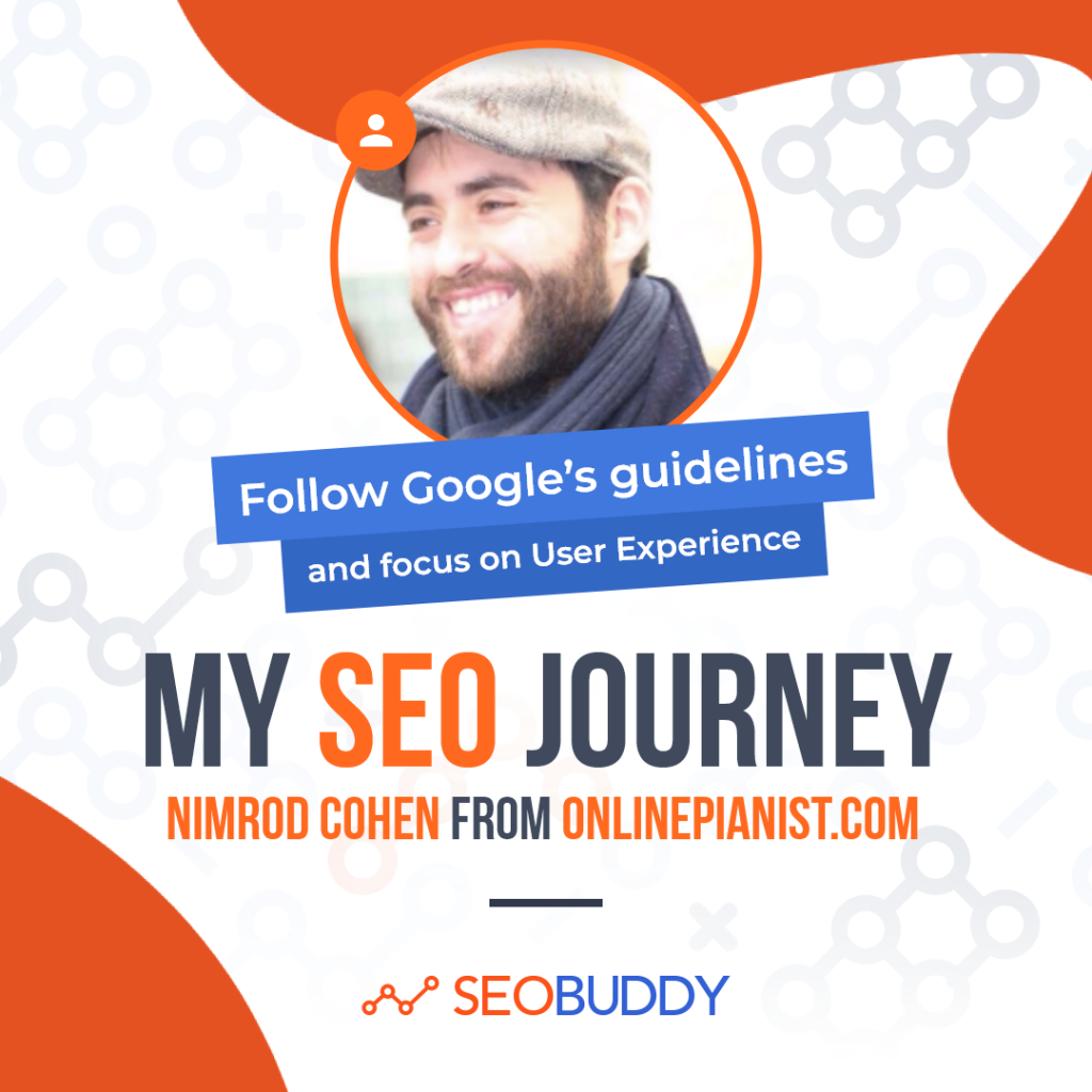 Nimrod Cohen from onlinepianist.com share his SEO journey