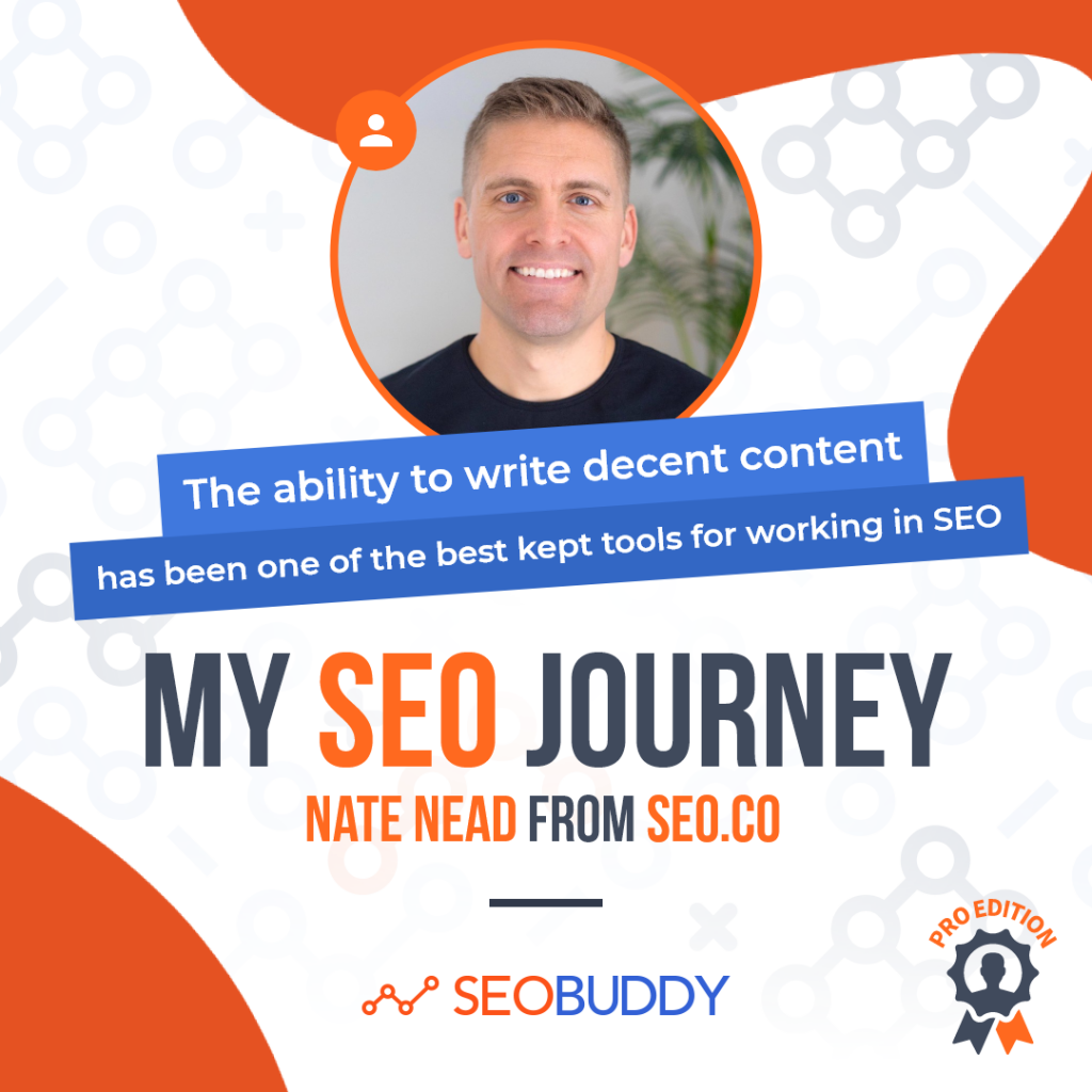 Nate Nead from seo.co share his SEO journey