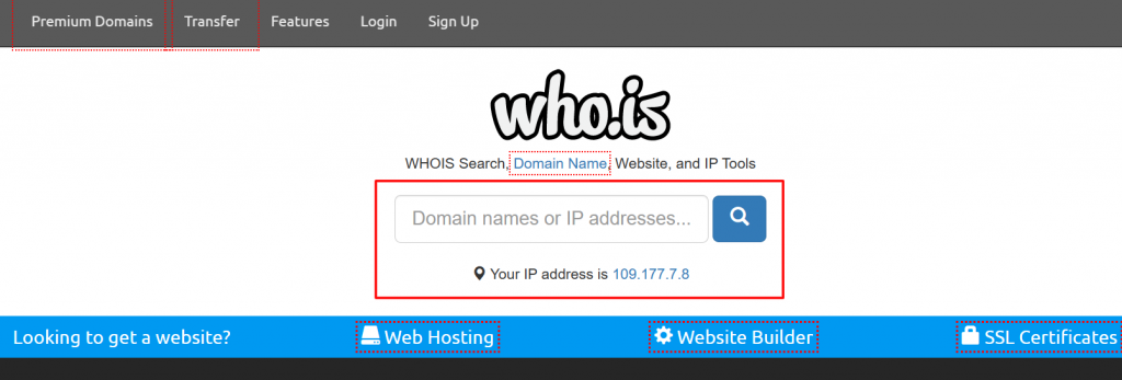 Whois IP Lookup & Whois Domain Lookup Free Domain Tools