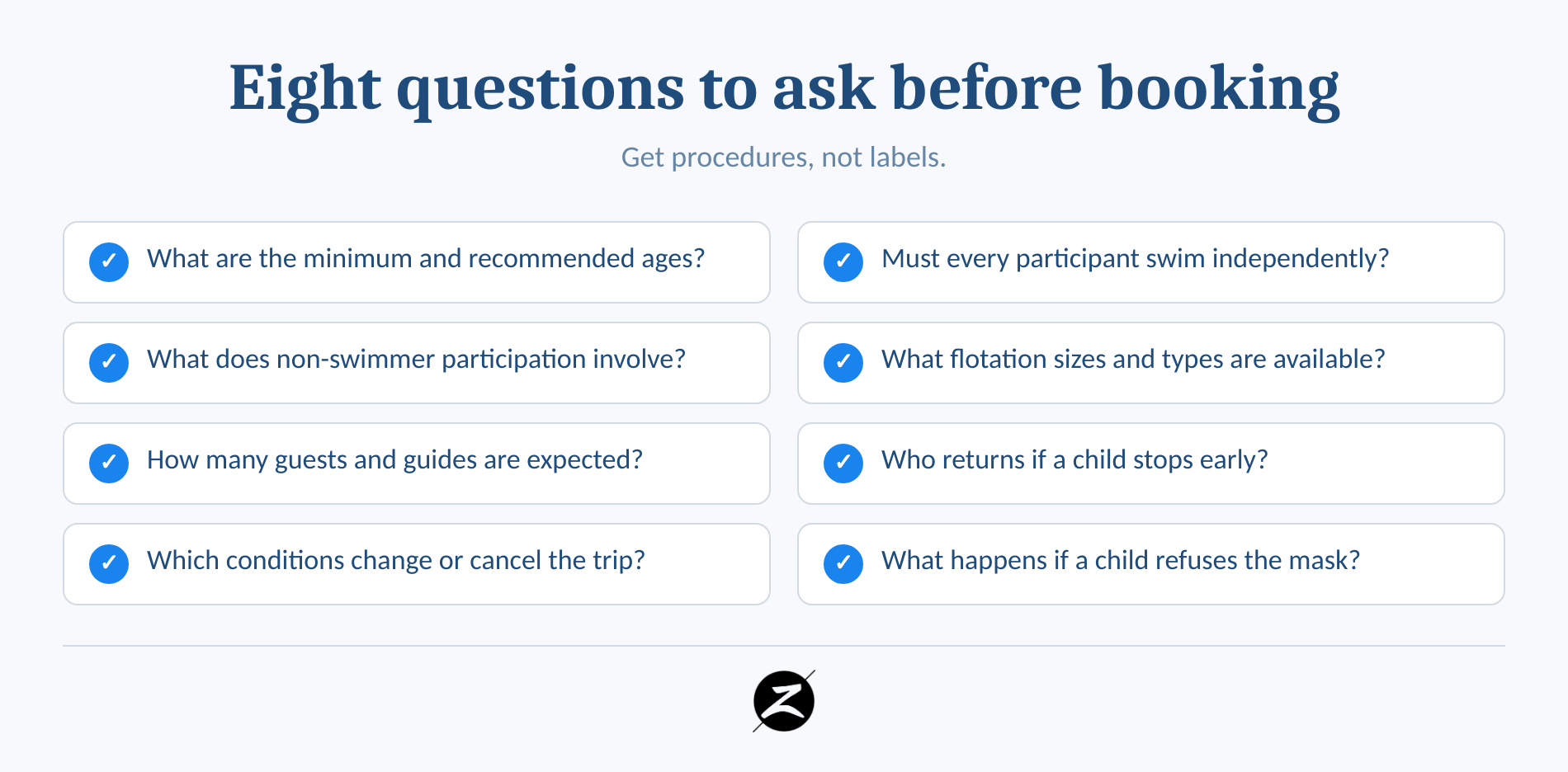 Questions parents should ask before booking a family snorkel tour